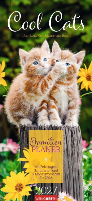 Cool Cats Familienplaner 2027 - 