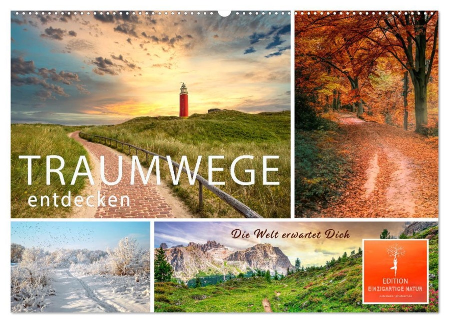 Traumwege entdecken (Wandkalender 2026 DIN A2 quer), CALVENDO Monatskalender - Peter Roder