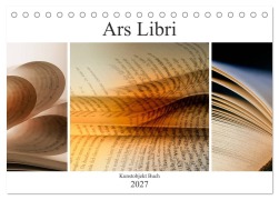 Cover-Bild zum Titel 'Ars Libri - Kunstwerk Buch (Tischkalender 2027 DIN A5 quer), CALVENDO Monatskalender' von 'Marion Krätschmer'