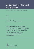 Cover-Bild zum Titel 'Biometrie und Informatik - neue Wege zur Erkenntnisgewinnung in der Medizin' von ''