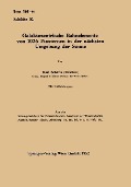 Galaktozentrische Bahnelemente von 1026 Fixsternen in der nächsten Umgebung der Sonne - Karl Schütte