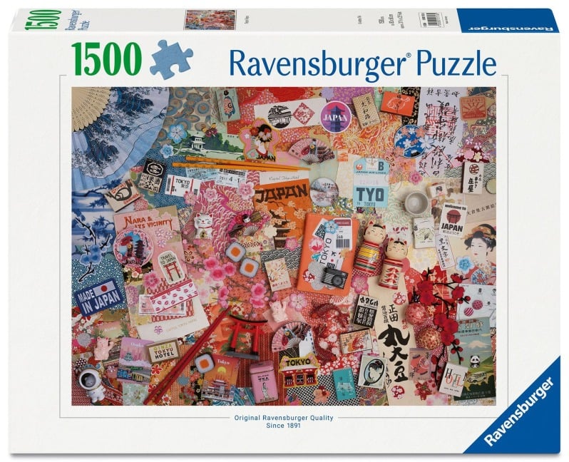 Erwachsenenpuzzle 1500 Teile - Reise nach Tokio - 