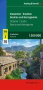 Cover-Bild zum Titel 'Slowenien - Kroatien - Bosnien und Herzegowina, Straßenkarte 1:500.000, freytag & berndt' von ''