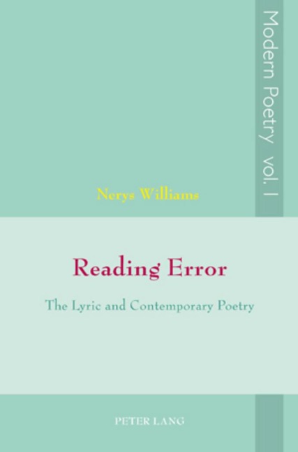 Reading Error - Nerys Williams