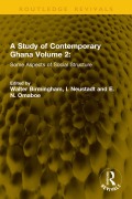 Cover-Bild zum Titel 'A Study of Contemporary Ghana Volume 2' von ''