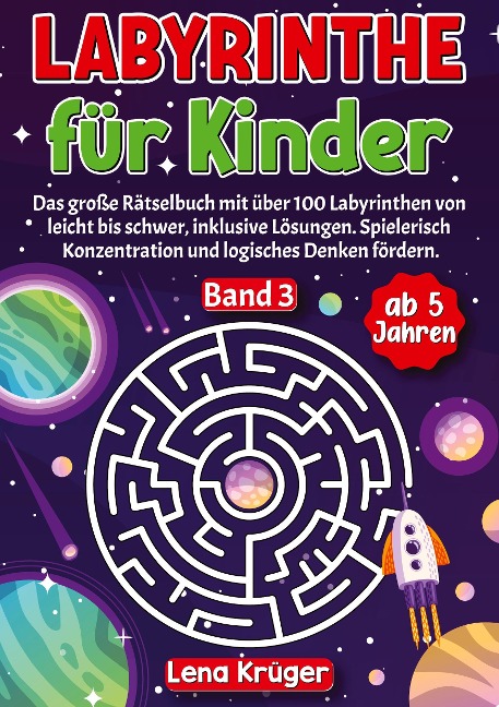 Labyrinthe für Kinder ab 5 Jahren - Band 3 - Lena Krüger