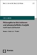 Cover-Bild zum Titel 'Philosophische Distinktionen und wissenschaftliche Analytik nach Louis Althusser' von 'Hakan Sirmasac'
