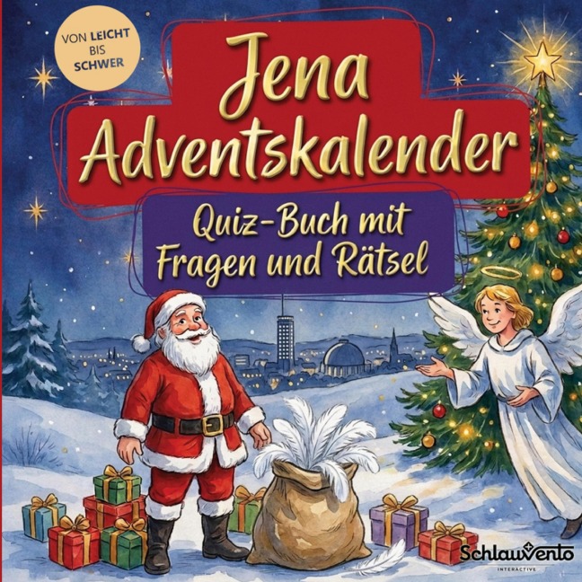Jena-Adventskalender: Quiz-Buch mit Fragen und Rätsel - Schlauvento Interactive
