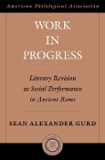 Cover-Bild zum Titel 'Work in Progress' von 'Sean Alexander Gurd'