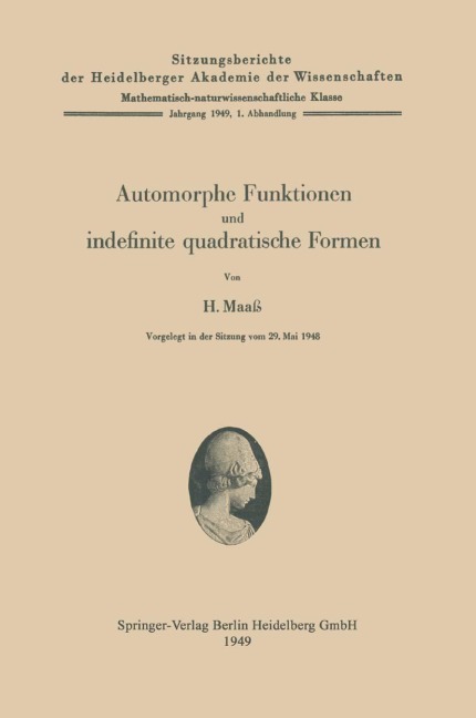 Automorphe Funktionen und indefinite quadratische Formen - Hans Maass