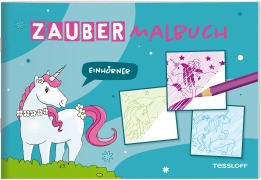 Cover-Bild zum Titel 'Zaubermalbuch. Einhörner' von ''