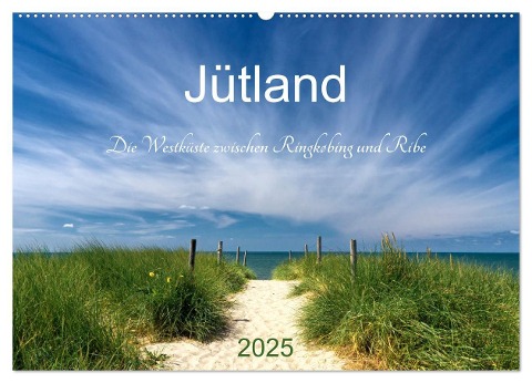 Jütland. Die Westküste zwischen Ringkøbing und Ribe (Wandkalender 2025 DIN A2 quer), CALVENDO Monatskalender - Klaus Kolfenbach