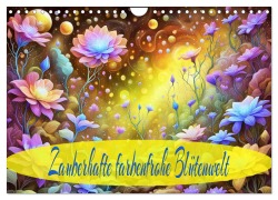 Cover-Bild zum Titel 'Zauberhafte farbenfrohe Blütenwelt (Wandkalender 2026 DIN A4 quer), CALVENDO Monatskalender' von 'Dusanka Djeric'