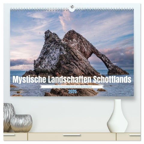 Mystische Landschaften Schottlands (hochwertiger Premium Wandkalender 2025 DIN A2 quer), Kunstdruck in Hochglanz - Mario Koch Fotografie