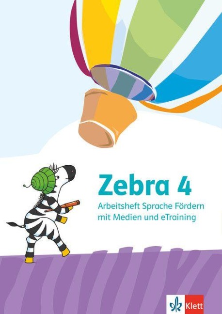 Zebra 4. Arbeitsheft Sprache Förderheft mit Medien und eTraining Klasse 4 - 