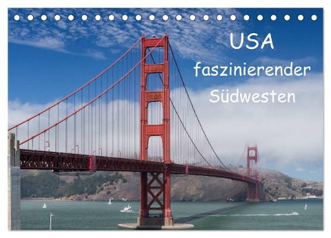 USA - faszinierender Südwesten / CH-Version (Tischkalender 2025 DIN A5 quer), CALVENDO Monatskalender - Andrea Potratz