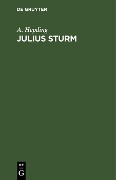 Cover-Bild zum Titel 'Julius Sturm' von 'A. Hepding'