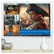Fluch der Schwarzen Flagge (hochwertiger Premium Wandkalender 2026 DIN A2 quer), Kunstdruck in Hochglanz - Steffen Gierok-Latniak