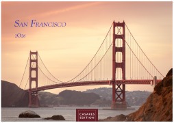 Cover-Bild zum Titel 'San Francisco Kalender 2026 - Wandkalender | Fotokalender Nordamerika 35x50cm - Faszinierende Bilder aus der Stadt der Hügel, perfekt als Deko & Geschenkidee' von ''