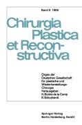 Cover-Bild zum Titel 'Organ der Deutschen Gesellschaft für Plastische und Wiederherstellungs-Chirurgie' von 'H. Bürkle de la Camp, D. Buck-Gramcko, W. Axhausen, K. Schuchardt'