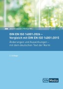 Cover-Bild zum Titel 'DIN EN ISO 14001:2026 - Vergleich mit DIN EN ISO 14001:2015, Änderungen und Auswirkungen - mit dem deutschen Text der Norm' von ''