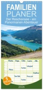 Cover-Bild zum Titel 'Familienplaner 2026 - Der Reschensee - ein Panormanen-Abenteuer mit 5 Spalten (Wandkalender, 21 x 45 cm) CALVENDO' von 'Bernd Hermann'