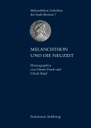 Cover-Bild zum Titel 'Melanchthon und die Neuzeit' von ''