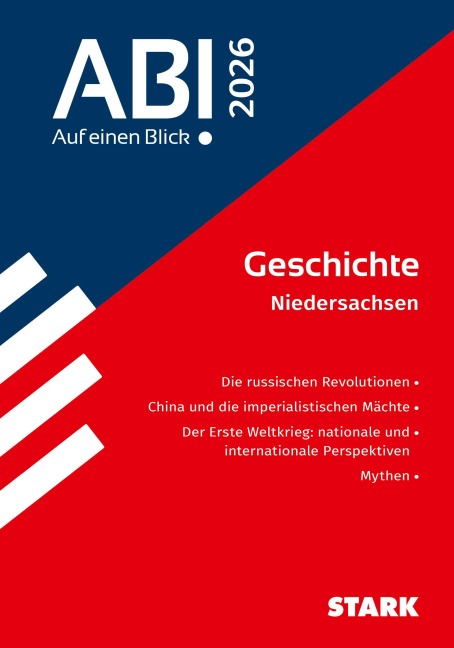 STARK Geschichte - Abi - Auf einen Blick! 2026 Niedersachsen - 