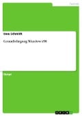 Cover-Bild zum Titel 'Grundlehrgang Windows98' von 'Uwe Schmidt'