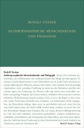 Cover-Bild zum Titel 'Anthroposophische Menschenkunde und Pädagogik' von 'Rudolf Steiner'