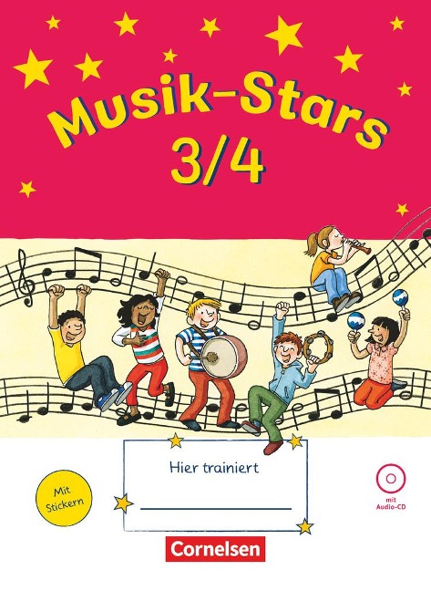 Musik-Stars - Grundwissen 3./4. Schuljahr - Übungsheft mit Lösungen und Audio-CD - Solveig Wezel