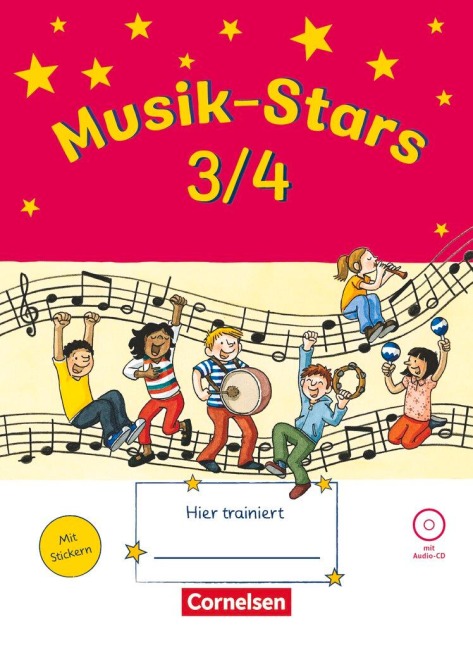 Musik-Stars - Grundwissen 3./4. Schuljahr - Übungsheft mit Lösungen und Audio-CD - Solveig Wezel