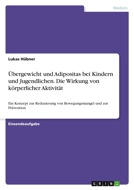 Übergewicht und Adipositas bei Kindern und Jugendlichen. Die Wirkung von körperlicher Aktivität - Lukas Hübner