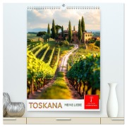 Cover-Bild zum Titel 'Toskana meine Liebe (hochwertiger Premium Wandkalender 2026 DIN A2 hoch), Kunstdruck in Hochglanz' von 'Peter Roder'