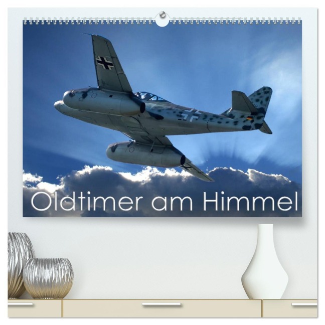 Oldtimer am Himmel (hochwertiger Premium Wandkalender 2026 DIN A2 quer), Kunstdruck in Hochglanz - Boris Robert