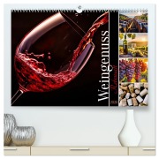 Cover-Bild zum Titel 'Rebensaft - Weingenuss (hochwertiger Premium Wandkalender 2026 DIN A2 quer), Kunstdruck in Hochglanz' von 'Susan Michel'