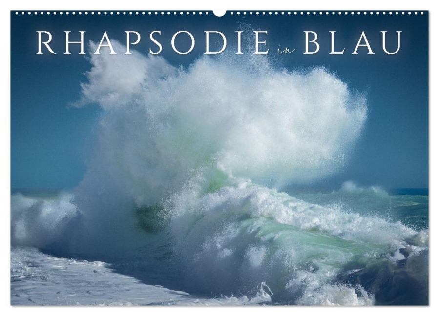Rhapsodie in Blau (Wandkalender 2026 DIN A2 quer), CALVENDO Monatskalender - Giovanni Allievi