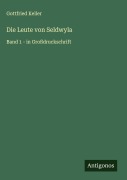 Cover-Bild zum Titel 'Die Leute von Seldwyla' von 'Gottfried Keller'