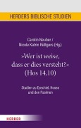 Cover-Bild zum Titel '"Wer ist weise, dass er dies versteht?" (Hos 14,10)' von ''