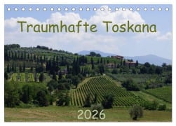 Cover-Bild zum Titel 'Toskana 2026 (Tischkalender 2026 DIN A5 quer), CALVENDO Monatskalender' von 'Anke Grau'