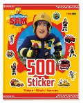 Cover-Bild zum Titel 'Feuerwehrmann Sam: 500 Sticker - Stickern - Rätseln - Ausmalen' von 'Panini'