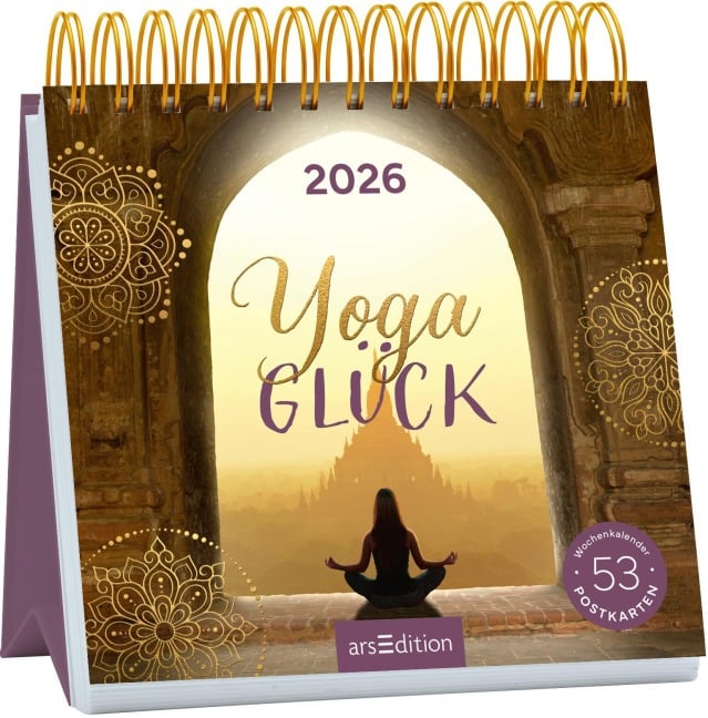 Postkartenkalender Yogaglück 2026 - 