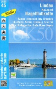 Cover-Bild zum Titel 'Lindau, Naturpark Nagelfluhkette 1:50000 (UK50-45)' von ''