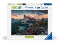 Cover-Bild zum Titel 'Erwachsenenpuzzle 1000 Teile - Abends in den Rocky Mountains' von ''