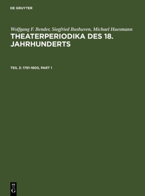 1791-1800 - Wolfgang F. Bender, Michael Huesmann, Siegfried Bushuven