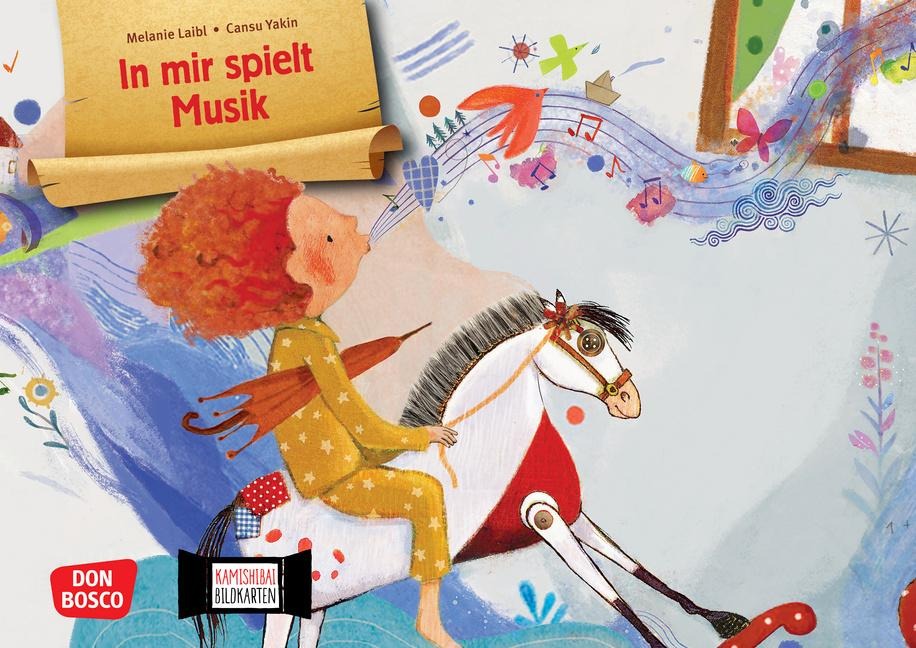 In mir spielt Musik. Eine Aufwachgeschichte. Kamishibai Bildkartenset - Melanie Laibl