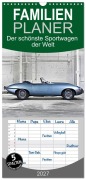 Cover-Bild zum Titel 'Familienplaner 2027 - Der schönste Sportwagen der Welt mit 5 Spalten (Wandkalender, 21 x 45 cm) CALVENDO' von 'Insideportugal Insideportugal'