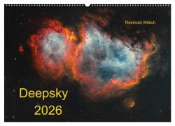 Cover-Bild zum Titel 'Deepsky 2026 (Wandkalender 2026 DIN A2 quer), CALVENDO Monatskalender' von 'Reinhold Wittich'