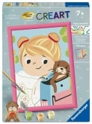 Cover-Bild zum Titel 'Ravensburger CreArt - Tilli & Otti - Malen nach Zahlen für Kinder ab 7 Jahren vom Kinderbuch "Mein Knopf, ein Universum" von Carmushka' von ''