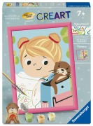 Cover-Bild zum Titel 'Ravensburger CreArt - Tilli & Otti - Malen nach Zahlen für Kinder ab 7 Jahren vom Kinderbuch "Mein Knopf, ein Universum" von Carmushka' von ''